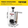 Wire Stripping Tool 1.5-25mm Cable Wire Stripping Machine with 1 Cutting Blade Wire for Cutting and Stripping Scrap Copper Wire (FREE SHIPPING) Image 6