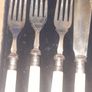 Antique Silver Plated Cutlery Set, John Dyson & Sons Silversmiths Based in Leeds, England. They were historically prominent for manufacturing High Quality Silver Wares and Jewellery. Image 3