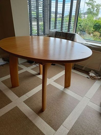 skovby extendable oval dining table