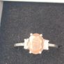 1.5 Carat brown Moonstone Sterling silver ring Image 8