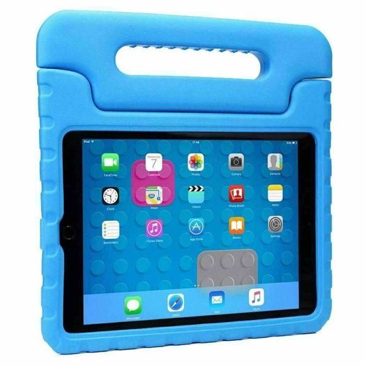 For iPad Air 3 10.5" 2019 Case Kids Shockproof Cover Soft EVA Foam Handle Stand New Blue - FHT22IPTK1