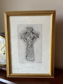 Celtic Cross Thomas Taaffe Brady signed by artist