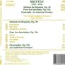 Britten. Sinfonia da Requiem. CD. Free Postage! Image 2