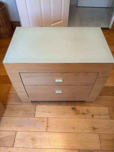 Bedroom Furniture Set, Chest of Drawers, Mirror & Bedside Locker
