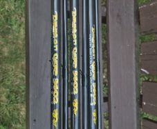 carp pike fishing rods x3