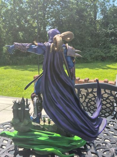 skeletor 3d printed and painted