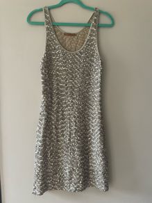 sequin mini dress