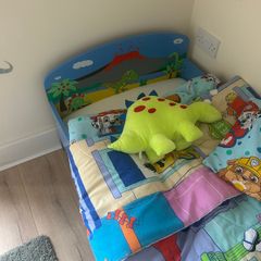 Dinosaur toddler bed