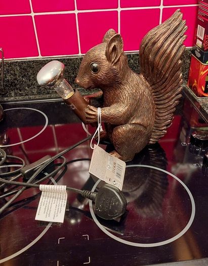 Squirrel Lamp