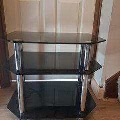 Glass TV Table