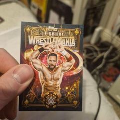 WWE WORLD 2026 LA Knight 72 of 399 Topps Wrestlemania 42 Exclusive Card