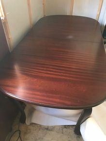 Dining table and chairs for sale.