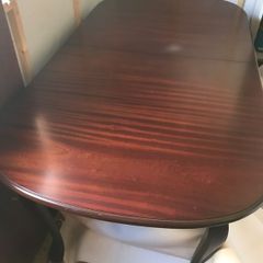 Dining table and chairs for sale.
