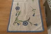 Embroidered linen cloth