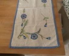 Embroidered linen cloth