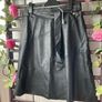 skirt Bnwt Aline black leather look skirt Relish brand eu 46 16/18 Image 5