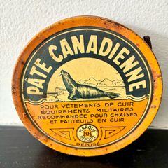 Vintage Leather Polish Tin