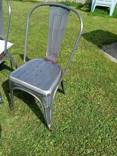 metal chairs