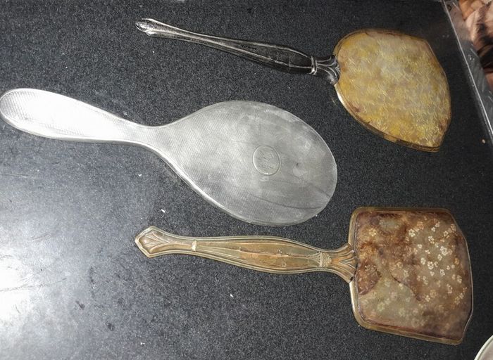 3 vintage mirrors bundle