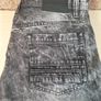 Mens southpole biker style jeans Size w 34 L 30 Black stonewash Image 6