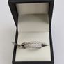 Brand New 9ct White Gold Diamond Eternity Ring Image 2