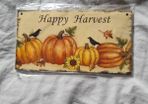 Happy Harvest Wooden Sign Hanging Decoration