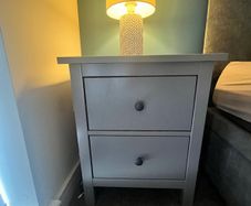 Bedside locker available with or without lamp