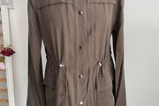 jacket Zara size medium khaki utility style jacket