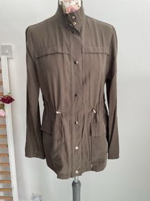 jacket Zara size medium khaki utility style jacket