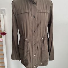 jacket Zara size medium khaki utility style jacket