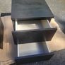 2 Black Bedside Lockers (Ikea) Image 4