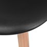 Dining Chairs 6 pcs Black Plastic Image 5