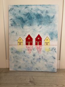 Original lakeside painting
