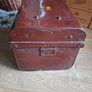 Vintage metal trunk Image 3