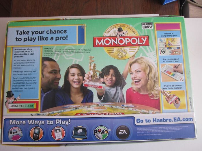 Monopoly Championship Edition Hasbro