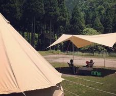 Full Canvas Awning With Poles 3.8 m New