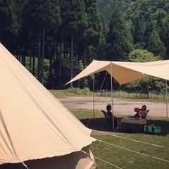 Full Canvas Awning With Poles 3.8 m New