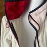 womens jacket water repellent windproof breathable Frandsen taped shoulders off white size 10/12 Image 6