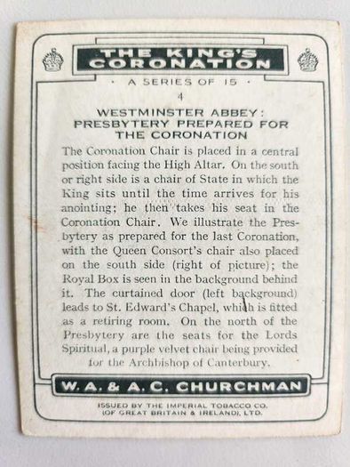 Churchman's Cigarette cards