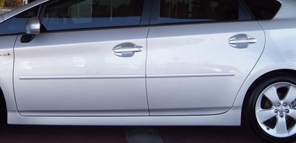 Genuine Toyota bumper and side mouldings