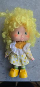 Lemon Meringue Friend Strawberry Shortcake Doll no pet but complete outfit HTF AGC Kenner A.G.C same era as MLP G1 My Little Pony