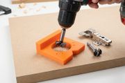 Hinge drilling jig for 35mm cup hinges