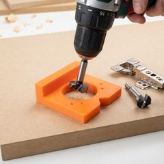 Hinge drilling jig for 35mm cup hinges