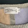 vintage 80s pastel abstract print jumper wool large Image 6
