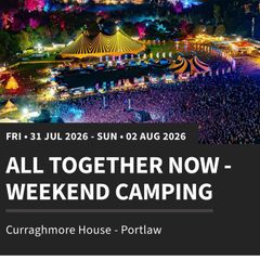 ATN 2026 2x Weekend Camping Tickets