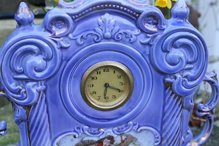 Vintage Ceramic Clock Stamped