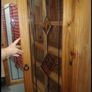 Solid wood Display Cabinet/ Book Case with double doors, shelves and storage. Image 8