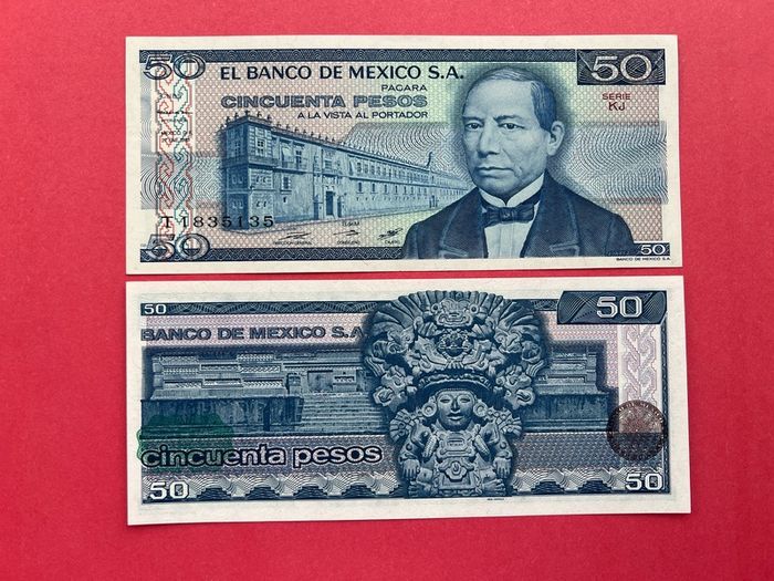 Mexico  50 Pesos  1981  Pick  73a. ( Uncirculated )