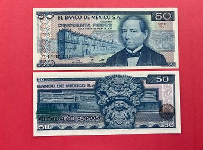 Mexico  50 Pesos  1981  Pick  73a. ( Uncirculated )