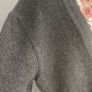 grey cardigan zara size large wool & cashmere Image 9